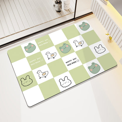 Cute Cartoon Pet-Themed Bath Mat Acalora