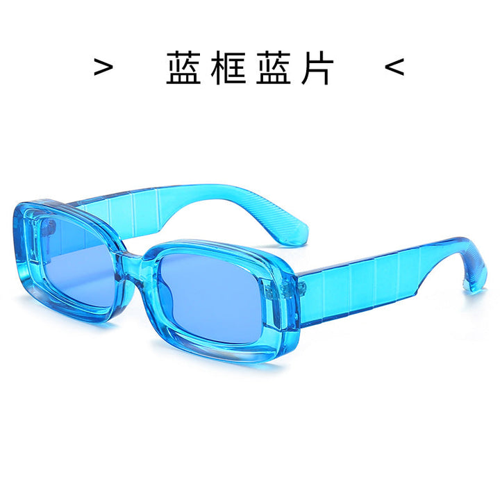 Women's Square Sunglasses with Transparent Frame Kalsten