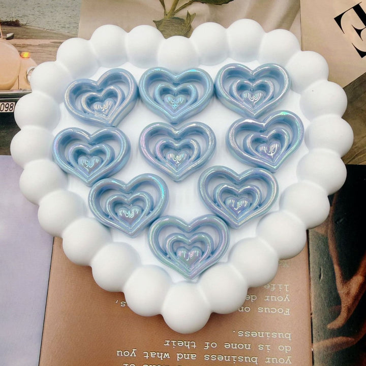 Decorative Heart-Shaped Resin Candle Holder kalsten
