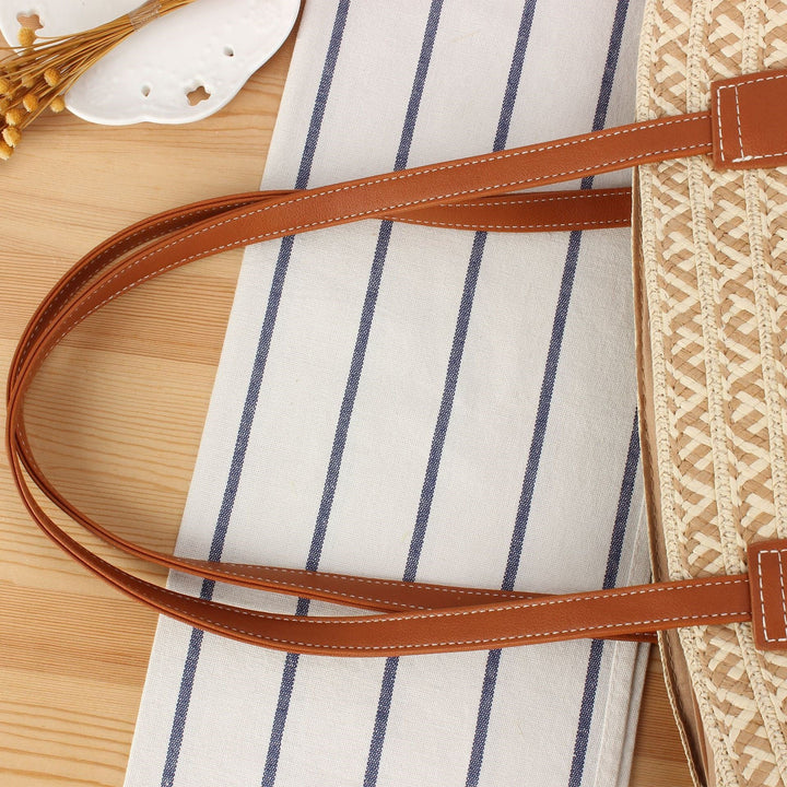 Beach bag with refined leather accents Kalsten
