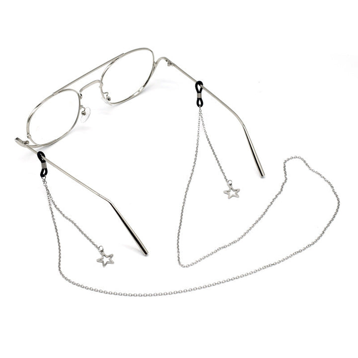Elegant Star-Accented Eyewear Chain Kalsten