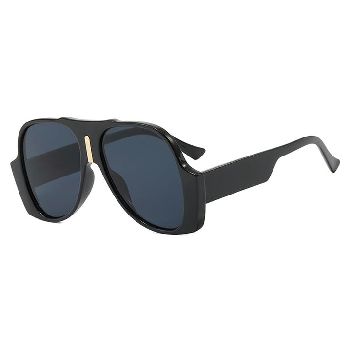 Women's square sunglasses with unique animal pattern frame and UV protection Kalsten