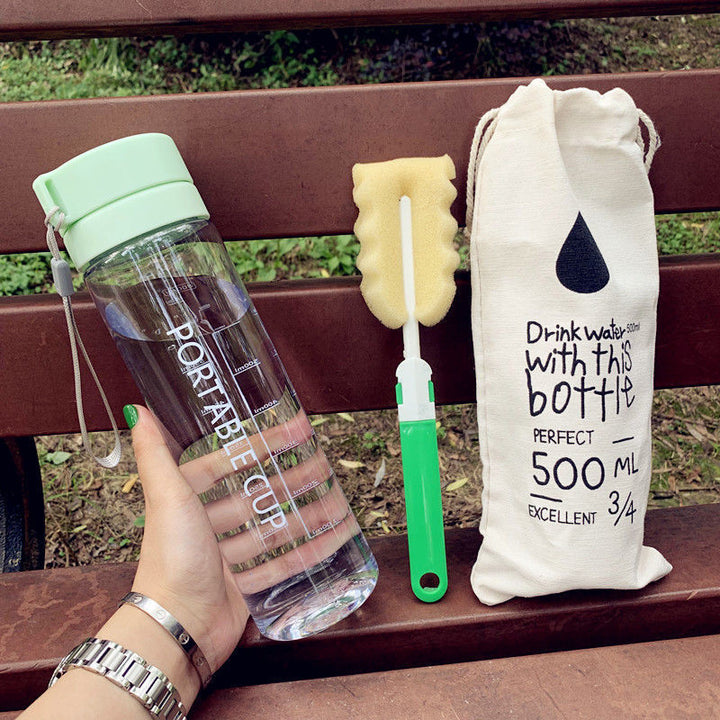 Women's portable water bottle with practical cleaning system Kalsten