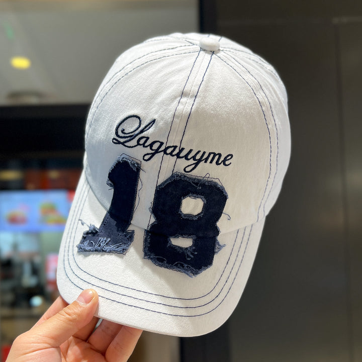 Men's Distressed Embroidered Baseball Cap Kalsten
