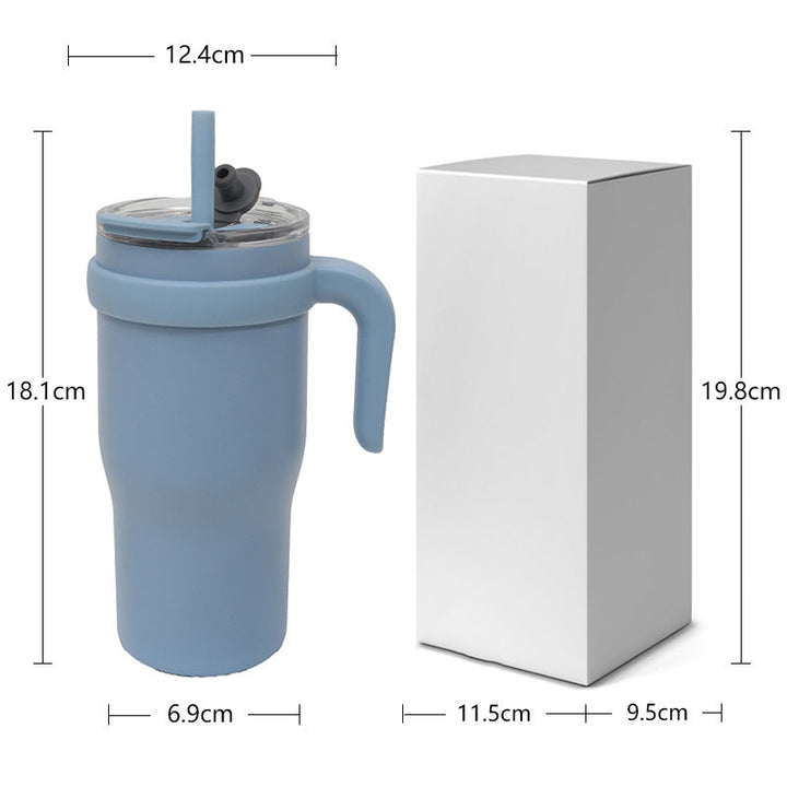Unisex drinking cup with straw Kalsten