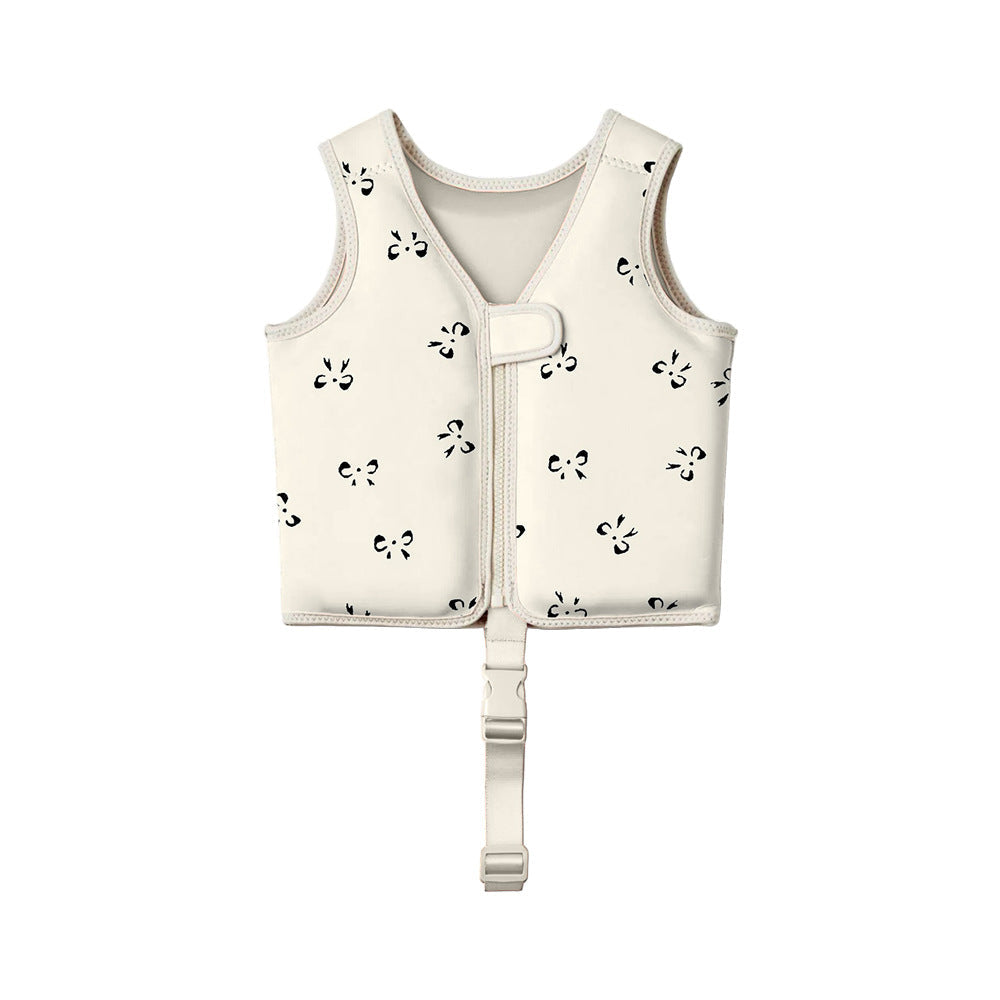 Adjustable Floral Print Swim Vest