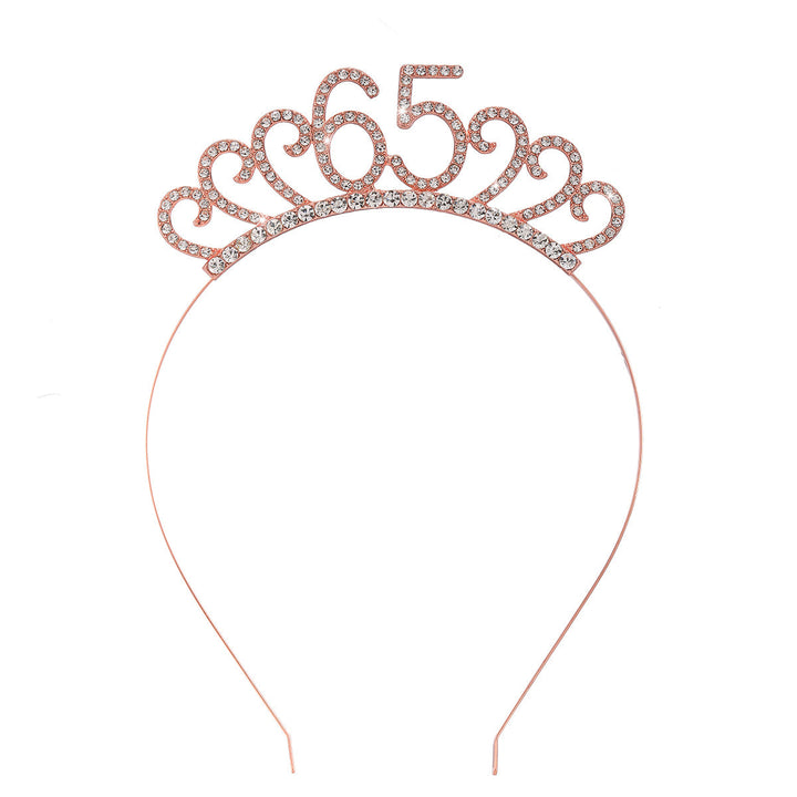 Ladies Crystal Tiara with Custom Designed Number Motif Kalsten