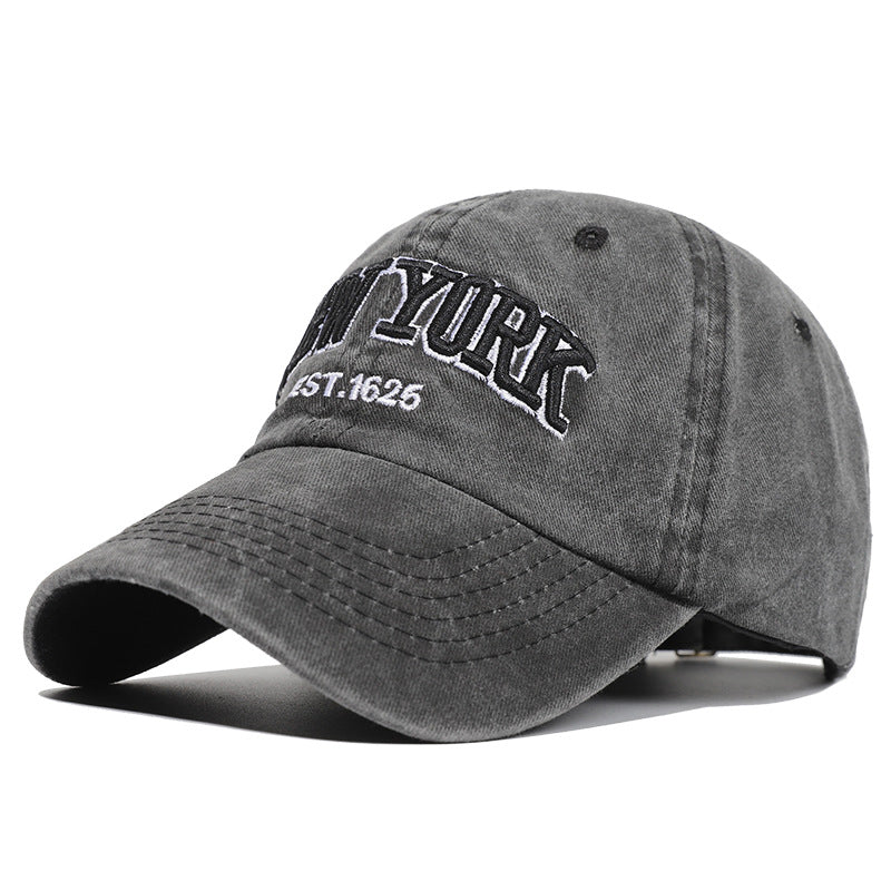 Men's Distressed Embroidered Dad Hat Kalsten