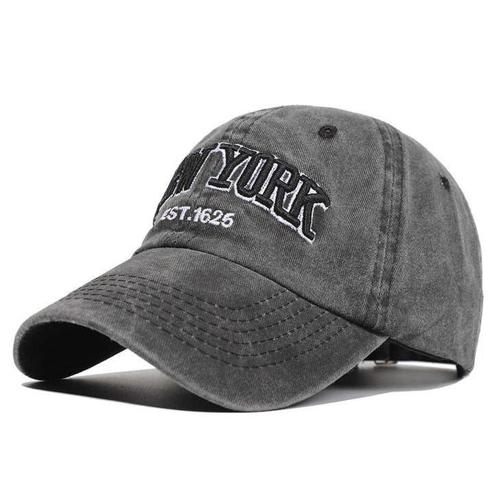 Men's Distressed Embroidered Dad Hat Kalsten