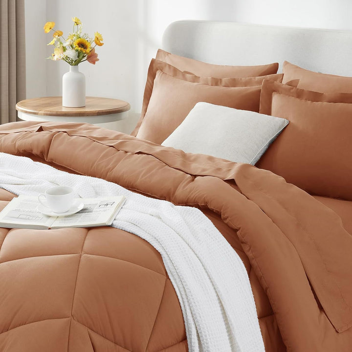 Luxurious Diamond Quilted Comforter Set Kalsten