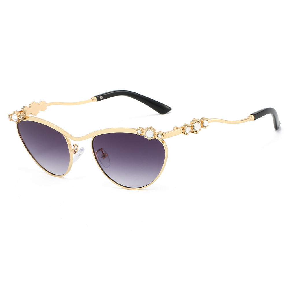 Women's Cat-Eye Sunglasses with Sparkling Stone Accents Kalsten