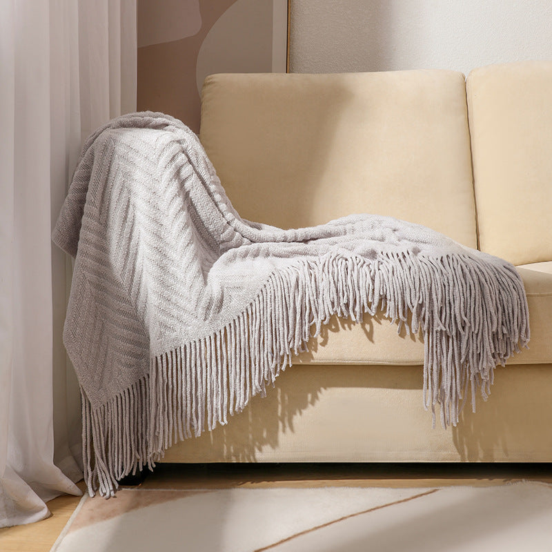 Ladies cozy throw blanket Kalsten