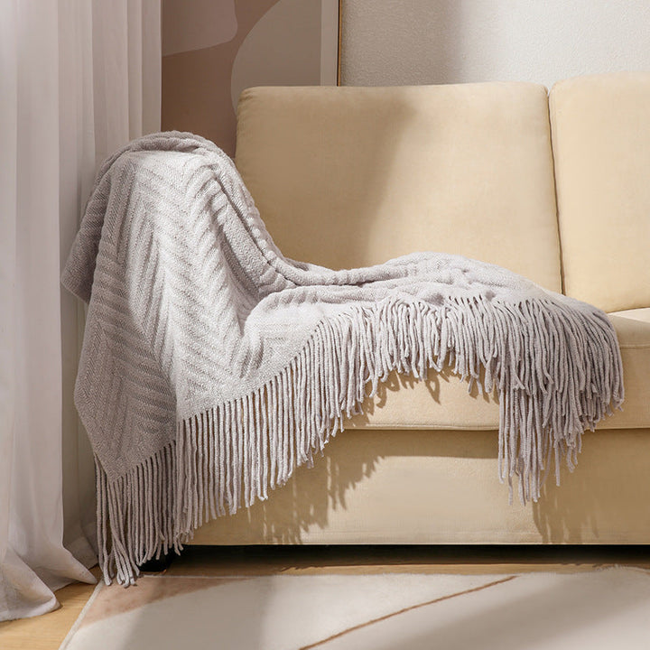 Ladies cozy throw blanket Kalsten