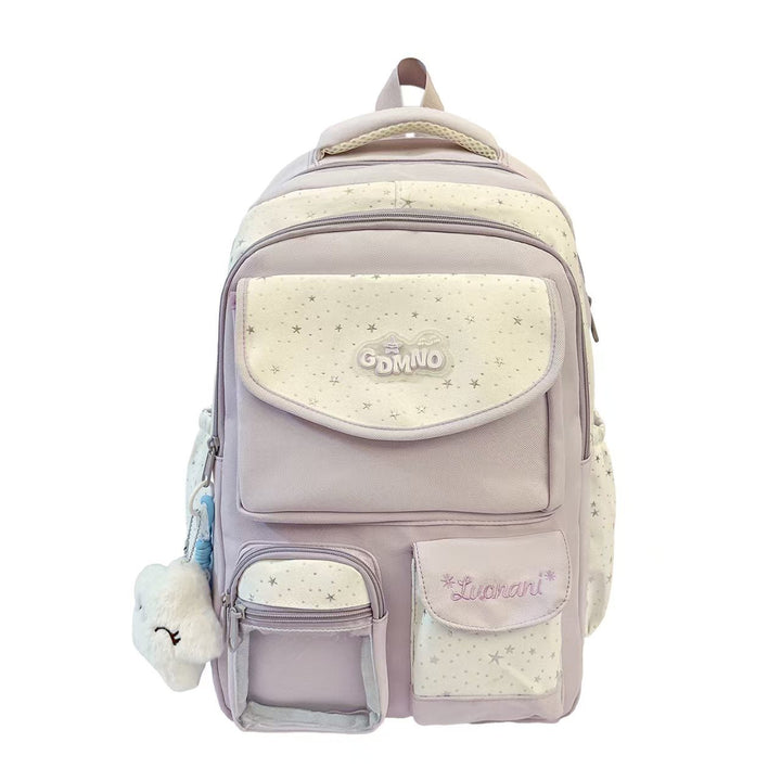 Star Patterned School Backpack Kalsten