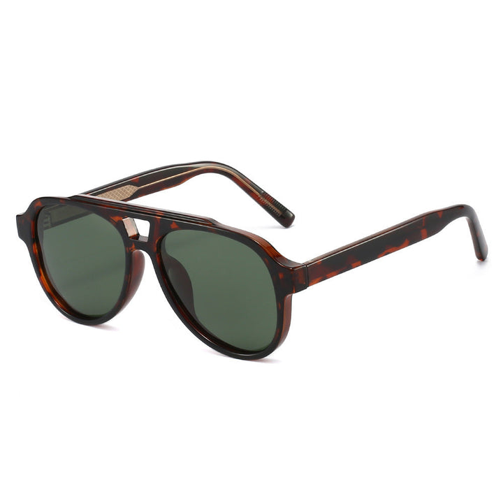 Women's Vintage Sunglasses with High-Quality UV Protection and Fashionable Tortoiseshell Pattern Kalsten