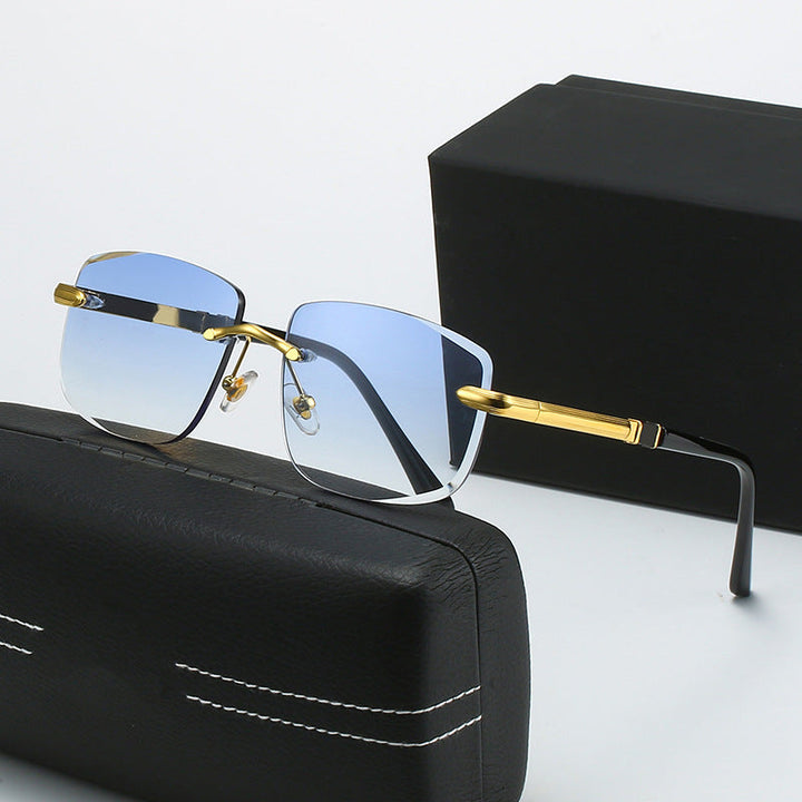 Women's square sunglasses with stylish plastic and metal details Kalsten