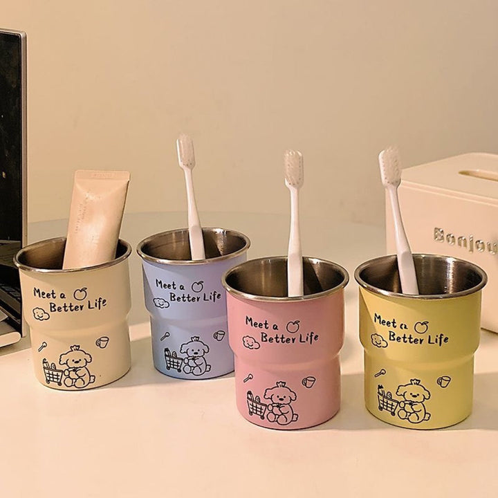 Toothbrush holder with loving animal design Kalsten