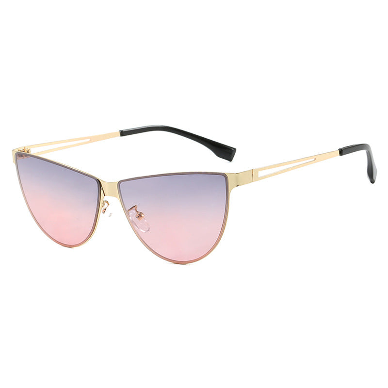 Women's Cat-Eye Sunglasses with Stylish Metal Frame and Protective UV Filter Kalsten