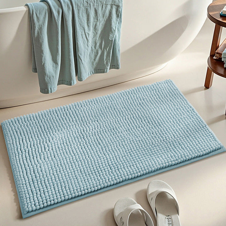 Plush Textured Bath Mat Kalsten
