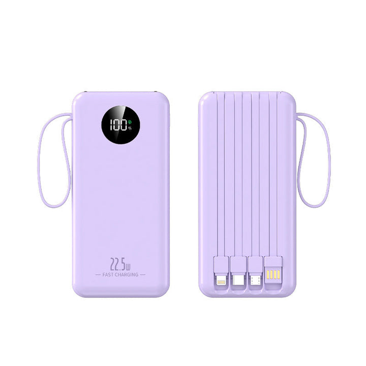 Portable power bank with integrated fast charging function and digital charging display Kalsten