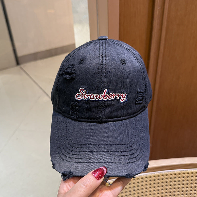 Women's Distressed Cotton Cap Kalsten