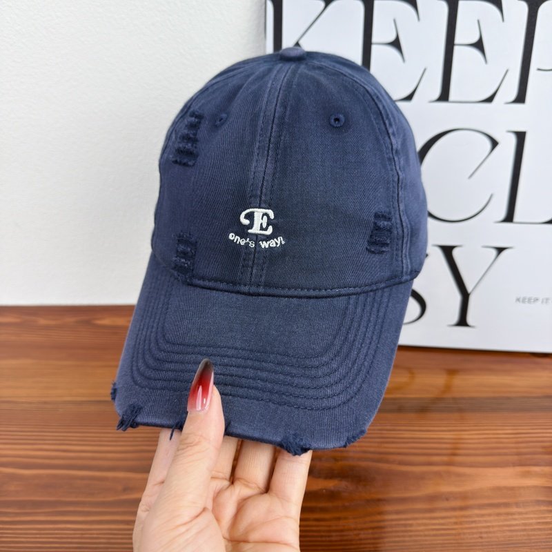 Unisex Distressed Denim Cap Kalsten