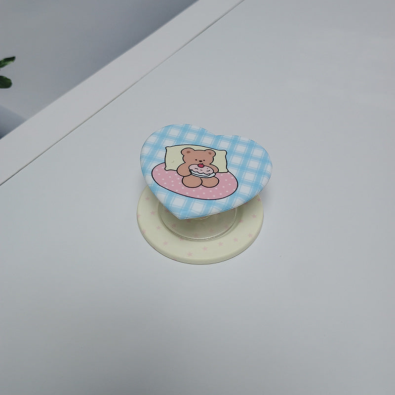Heart-Shaped Character Phone Grip Kalsten