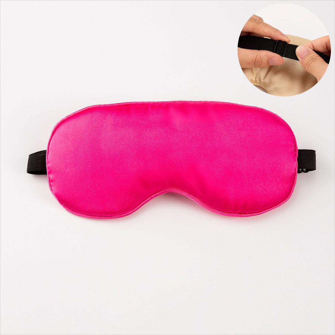 Unisex nan ergonomic sleep mask with adjustable elastic band and soft satin surface Kalsten