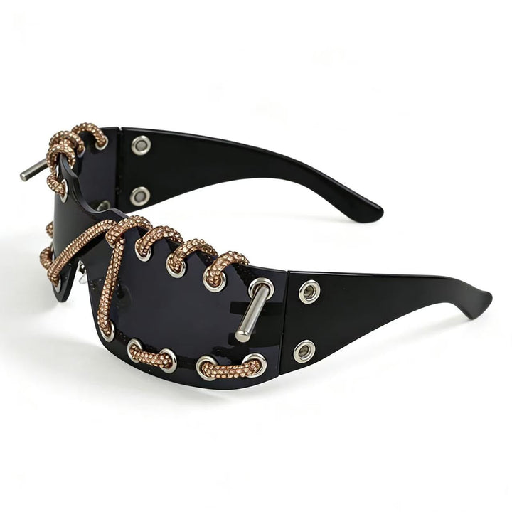 Women's sunglasses with unique lacing design Kalsten