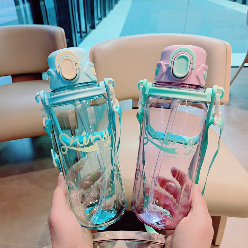 Ladies Ergonomic Water Bottle with Leak-Proof Lid Kalsten