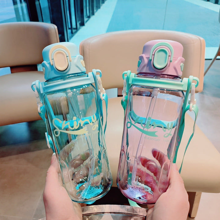 Ladies Ergonomic Water Bottle with Leak-Proof Lid Kalsten