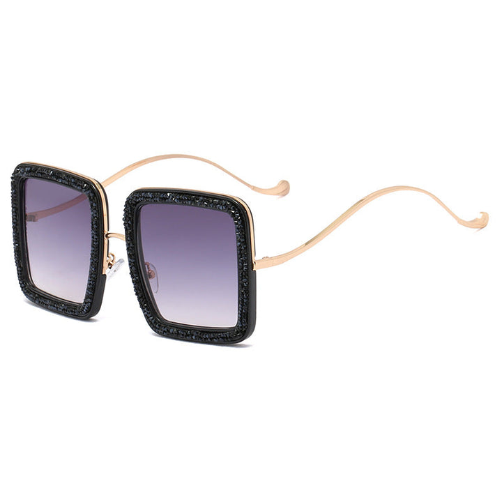 Women's glamorous sunglasses with sparkling crystal frame Kalsten