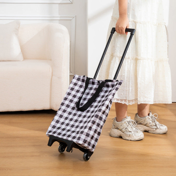 Practical Rolling Bag with Floral Design Kalsten