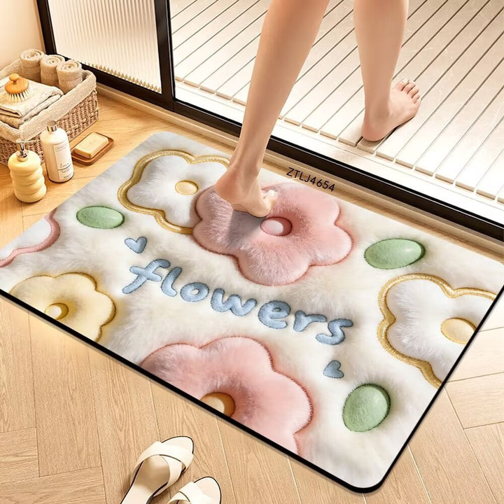 Plush Money-Themed Bath Mat Kalsten