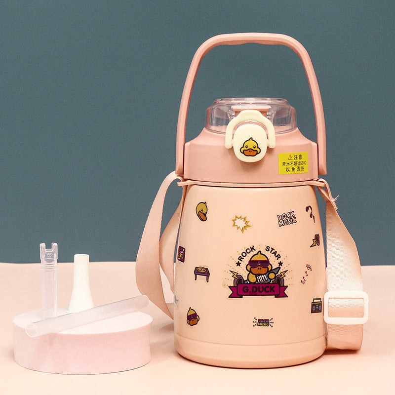 Ladies' insulated bottle with functional carrying strap and child-friendly design Kalsten