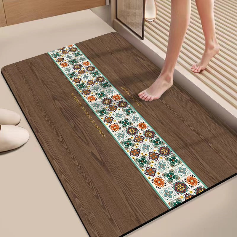 Decorative Memory Foam Bath Mat Kalsten