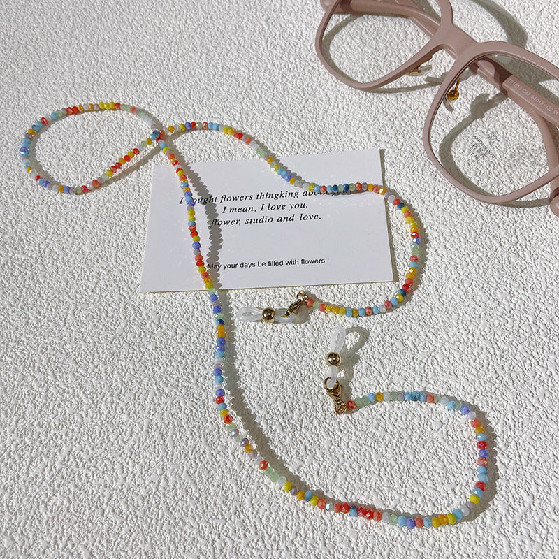 Colorful Bead Glasses Holder Chain Kalsten