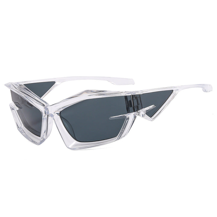 Women futuristic sunglasses with unique polygon design Kalsten