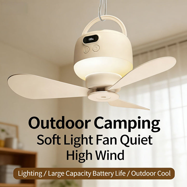 Unisex ceiling fan with integrated LED lighting Kalsten