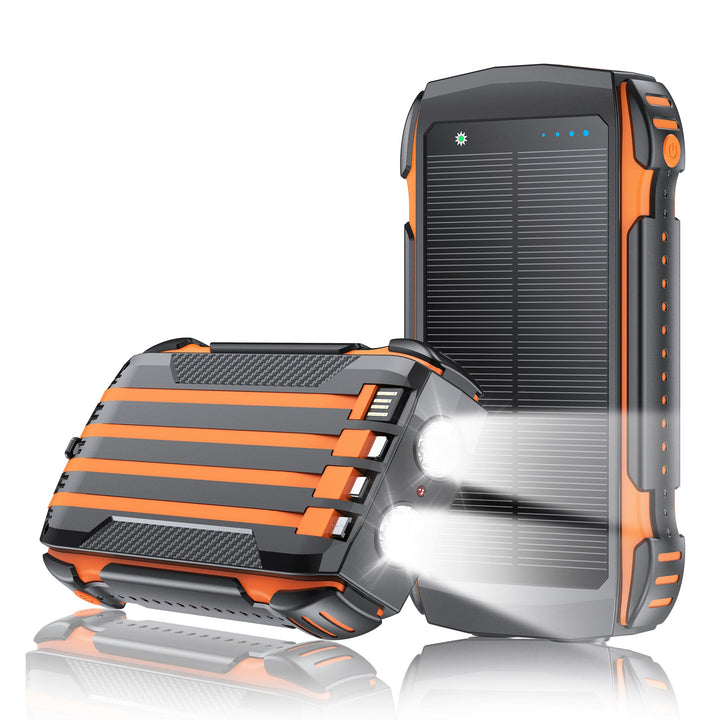 Robust Solar Power Bank with Integrated LED Lighting Kalsten
