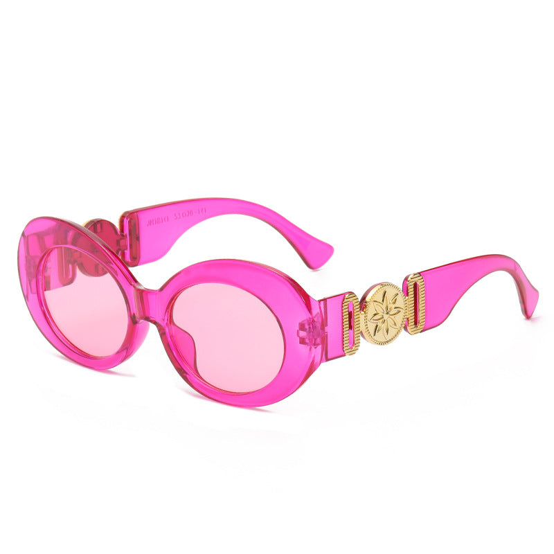 Ladies fashionable sunglasses with striking golden accents Kalsten