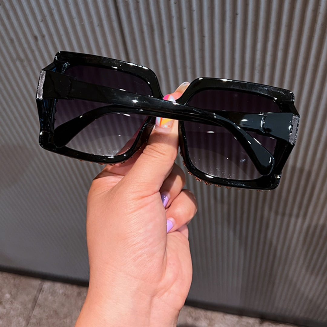 Women's glamorous Quadro sunglasses with rhinestone-adorned frame Kalsten