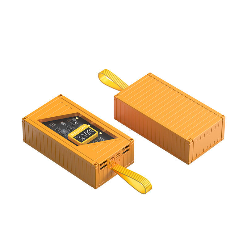 Portable power bank with integrated digital charging status display and fast charging function Kalsten