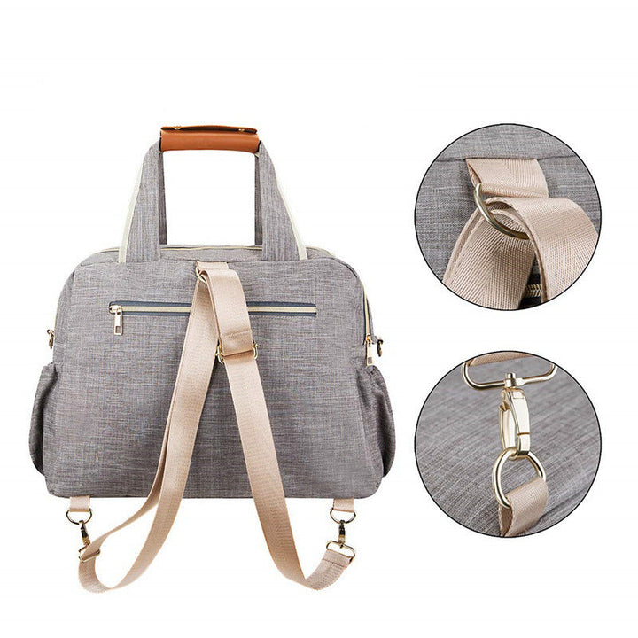 Ladies diaper bag with integrated changing mat Kalsten