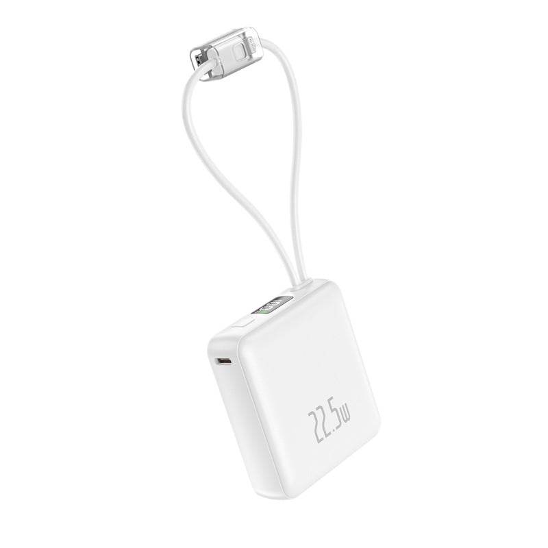 Portable fast charger with integrated cables Kalsten