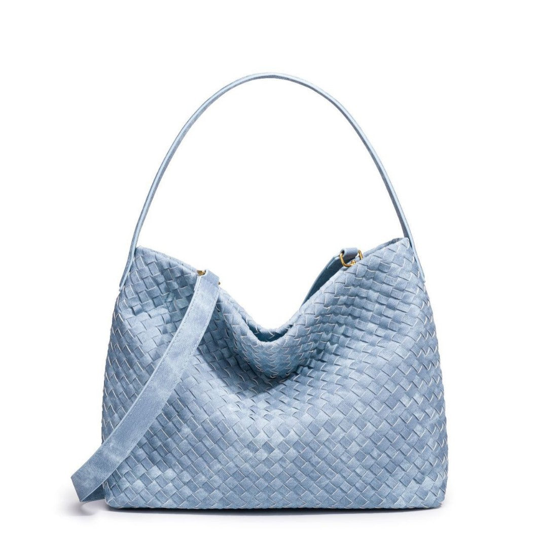 Oversized Woven Hobo Bag Acalora