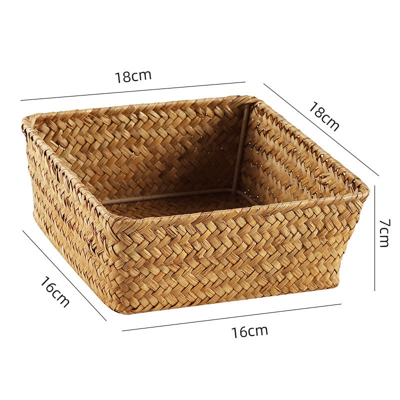 Rectangular Woven Storage Tray Kalsten