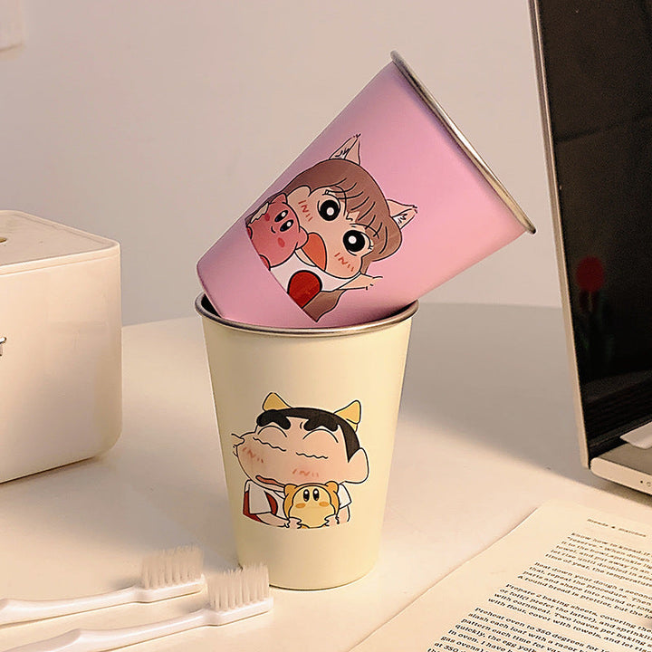 Stainless Steel Toothbrush Holder with Cute Cartoon Design Kalsten