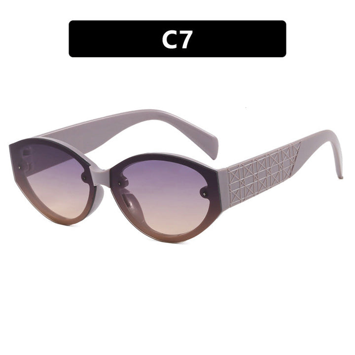Ladies extravagant Cat-Eye sunglasses with textured frame Kalsten