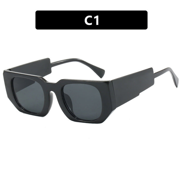 Ladies oversized sunglasses with geometric frame and UV protection Kalsten